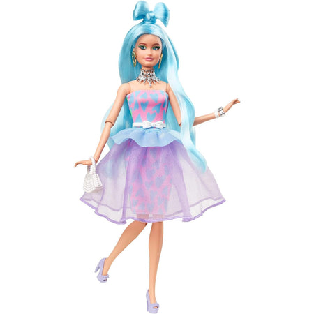 Barbie Extra Doll e Accessori Set con Animale Giocattolo Idea Regalo per Bambini