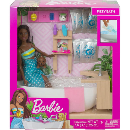 Barbie Wellness Playset Vasca da Bagno con Bambola Afroamericana Idea Regalo