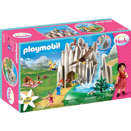 Playmobil Heidi Lago di Cristallo Include Heidi Peter Clara e Pompa d'Acqua