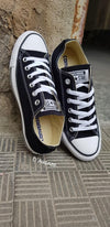 Scarpe Unisex Scarpe Converse All Star Uomo E Donna Collo Basso Blu, Bianche O Nere Con Lacci E Suola in Gomma Sneaker Casual in Tessuto Con Logo Moda/Uomo/Scarpe/Sneaker e scarpe sportive/Sneaker casual D'Avanzo Clazature - Nola, Commerciovirtuoso.it