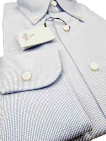 Camicia uomo Barba - Micro Fantasia - Colore celeste Moda/Uomo/Abbigliamento/T-shirt polo e camicie/Camicie casual Couture - Sestu, Commerciovirtuoso.it