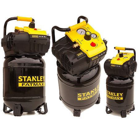 Stanley Compressore Fatmax 30 L 10 Bar Senza Olio Potenza 1,5 HP 1100 Watt