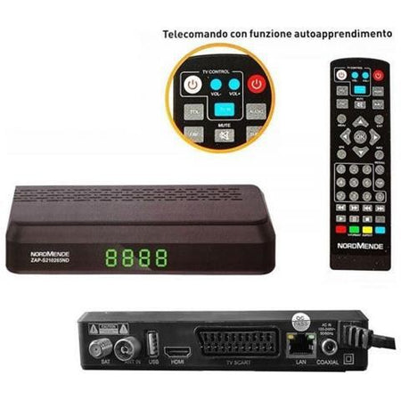 Nordmende decoder DVB-T2/S2 Elettronica/Home Cinema TV e video/Ricevitori TV/Ricevitori digitale terrestre Ecoprice.it - Avellino, Commerciovirtuoso.it