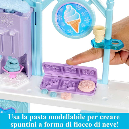 Disney Frozen Carretto dei Gelati di Elsa e Olaf Playset con Pasta Modellabile