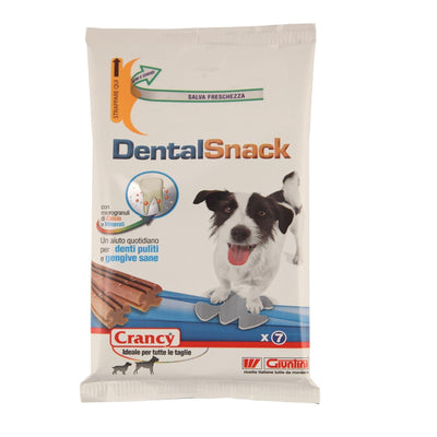 Crancy Dental Snack Premio per Cani Ad Azione Abrasiva per Igiene Dentale Prodotti per animali domestici/Cani/Cibo/Secco La Zappa - Altamura, Commerciovirtuoso.it