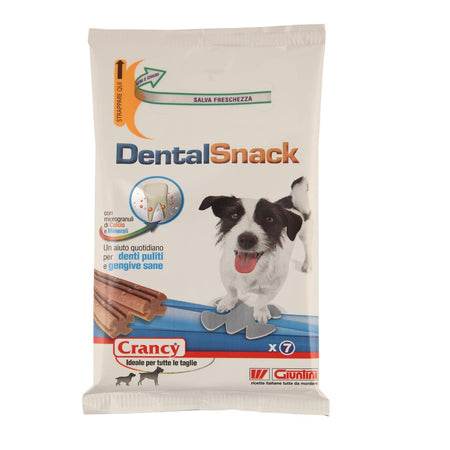 Crancy Dental Snack Premio per Cani Ad Azione Abrasiva per Igiene Dentale Prodotti per animali domestici/Cani/Cibo/Secco La Zappa - Altamura, Commerciovirtuoso.it