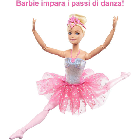 Barbie Dreamtopia Luci Scintillanti Bambola Ballerina Magica Coroncina e Tutù