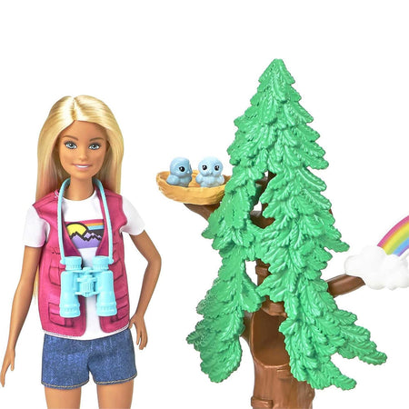 Barbie Playset Cacciaboschi con Bambola 10 Cuccioli e Accessori Idea Regalo
