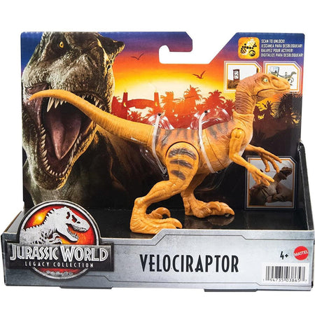 Jurassic World Dominion Velociraptor Dinosauro Articolato Gioco Idea Regalo