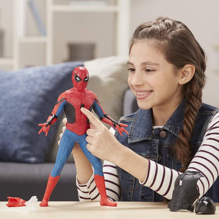 Marvel Spider-Man Smovie Deluxe Feature Figure 3 in 1 35 cm con Suoni Idea Regalo
