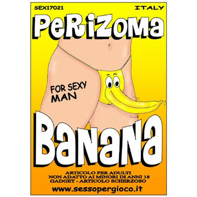 Sex17021 Perizoma Humor Banana Salute e cura della persona/Erotismo e contraccezione/Sex toys/Gadget per addio al nubilato e al celibato Kondorama - Martinsicuro, Commerciovirtuoso.it