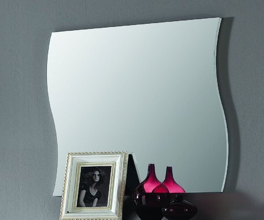 Specchiera Onda – 71x60cm – Bianco Lucido