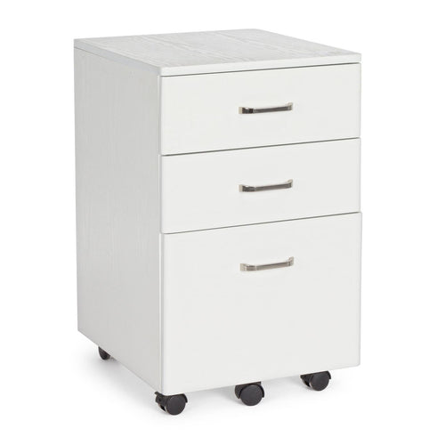 Cassettiera da ufficio Nadir con ruote e 3 cassetti per scrivania altezza 65 cm Cancelleria e prodotti per ufficio/Archivio ufficio e accessori per scrivania/Archivio ufficio/Classificatori/Cassetti Decor Space - Altamura, Commerciovirtuoso.it