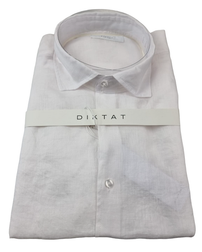 Camicia uomo DIKTAT - Tinta unita  - lino Moda/Uomo/Abbigliamento/T-shirt polo e camicie/Camicie casual Couture - Sestu, Commerciovirtuoso.it