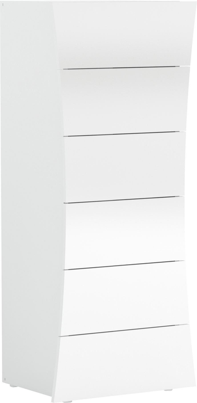 Settimino Arco – 6 cassetti – 50x121x40 – Bianco Lucido