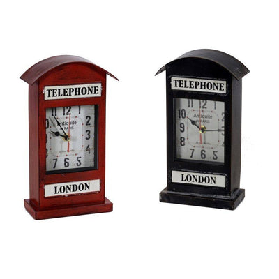 Set 2 orologi in metallo London Vacchetti