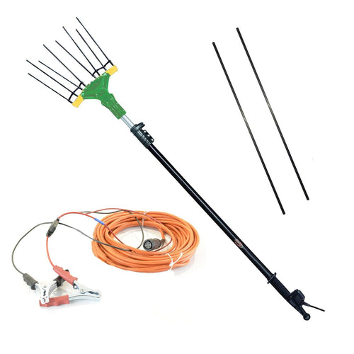 Abbacchiatore Elettrico a Batteria Falcon al300 12 Volt Con Asta Telescopica per Raccolta Olive Fai da te/Attrezzi elettrici da giardinaggio/Utensili elettrici da giardino/Rastrellatori La Zappa - Altamura, Commerciovirtuoso.it