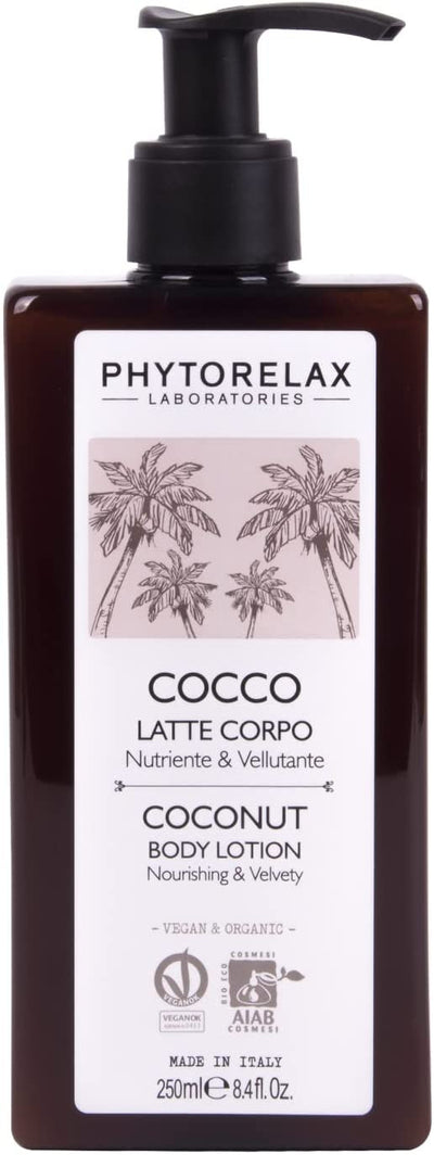 Phytorelax Laboratories Cocco Vegan & Organic Latte Corpo 250ml Bellezza/Cura della pelle/Corpo/Idratanti/Creme per il corpo Scontolo.net - Potenza, Commerciovirtuoso.it