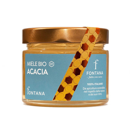 Miele Biologico di Acacia 400 gr. Alimentari e cura della casa/Marmellate miele e creme spalmabili/Miele MariTea bottega del Tè - Lodi, Commerciovirtuoso.it