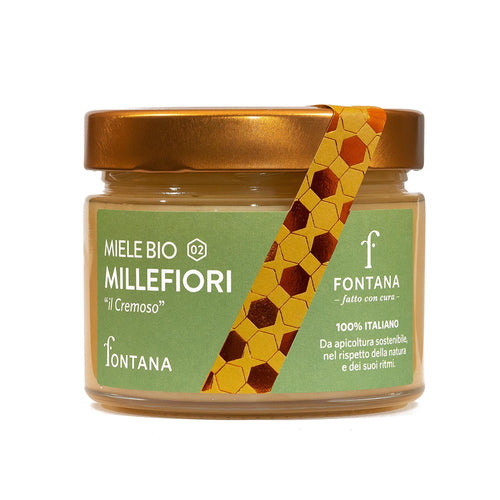 Miele Biologico Millefiori Il Cremoso 400 gr. Alimentari e cura della casa/Marmellate miele e creme spalmabili/Miele MariTea bottega del Tè - Lodi, Commerciovirtuoso.it