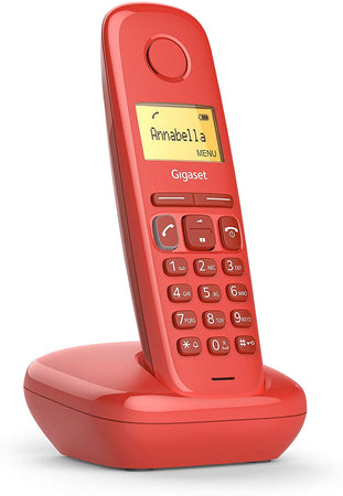 Gigaset A170 Telefono DECT Rosso Fragola Versione Spagnola