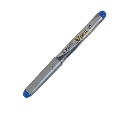 Penna stilografica Vpen Silver - blu - Pilot Cancelleria e prodotti per ufficio/Penne matite scrittura e correzione/Penne e ricariche/Penne stilografiche Eurocartuccia - Pavullo, Commerciovirtuoso.it