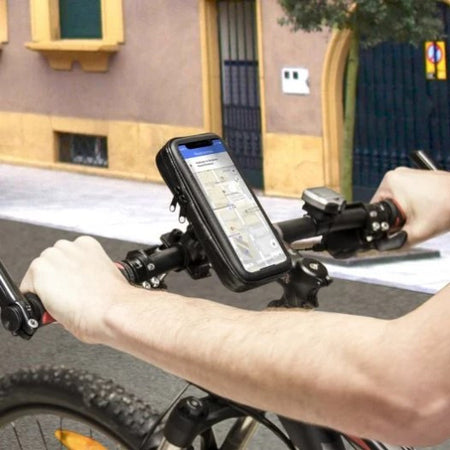 Supporto protettivo per bici Unotec per iPhone X/XS