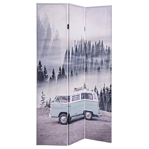 Paravento Separè 3 Pannelli minivan Stampa Su Tela in Legno 120 X 180 Cm Casa e cucina/Arredamento/Camera da letto/Paraventi Decor Space - Altamura, Commerciovirtuoso.it