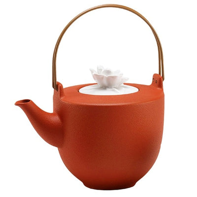 Teiera Sakura Rossa Casa e cucina/Tè e caffè/Teiere con infusore MariTea bottega del Tè - Lodi, Commerciovirtuoso.it