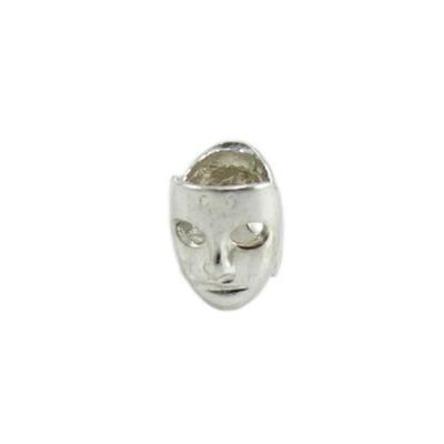 Charm maschera sartiglia di oristano in argento per bracciale base Filu & Trama