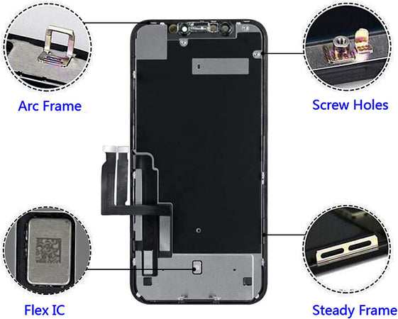 Schermo Display Lcd Per Iphone Xr 6.1 Pollici 3D Touch Screen Vetro Apple -  commercioVirtuoso.it