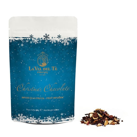 Christmas Chocolate - Infuso al cioccolato Alimentari e cura della casa/Caffè tè e bevande/Tè e tisane/Infusi e tisane alle erbe MariTea bottega del Tè - Lodi, Commerciovirtuoso.it