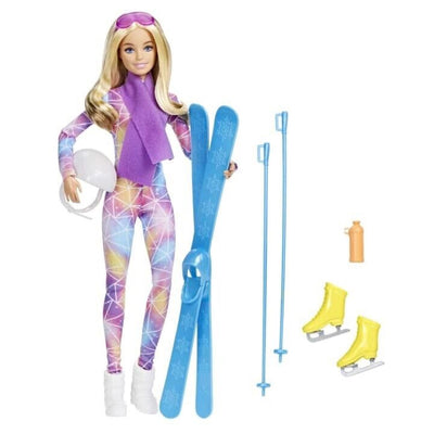 Barbie Fashion Sciatrice e Pattinatrice con Accessori Giocattolo Idea Regalo
