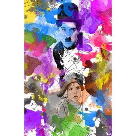 Tela da Parete Charlie Chaplin Multicolore 45x2x70 cm Casa e cucina/Decorazioni per interni/Arte/Poster e stampe Scontolo.net - Potenza, Commerciovirtuoso.it