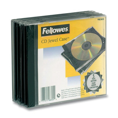 Custodia per CD singolo Jewel Case - base nera - pack 5 pezzi Elettronica/Informatica/Accessori/Custodie supporti vergini Eurocartuccia - Pavullo, Commerciovirtuoso.it