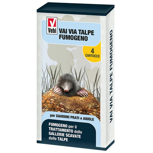 Disabituante fumigante per Talpe Vai Via barriera aromatica repellente 4 candelotti Commercio Industria e Scienza/Attrezzature e forniture agricole/Disinfestazione/Protezione da animali domestici e selvativi La Zappa - Altamura, Commerciovirtuoso.it