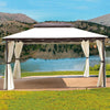 Gazebo fenice Beige Con Teli Laterali E Airvent Da Giardino E Veranda Giardino e giardinaggio/Arredamento da giardino e accessori/Ombrelloni tende e tettucci parasole/Gazebo Decor Space - Altamura, Commerciovirtuoso.it