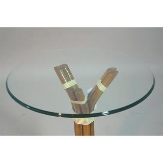 Top tavolo piano vetro tondo cm100x1,2 Vacchetti