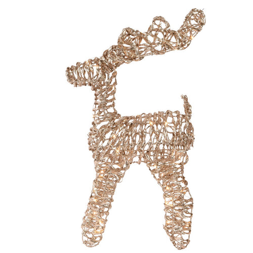 Decorazione natalizia Renna 3D con led bianco caldo per uso interno Casa e cucina/Decorazioni per interni/Addobbi e decorazioni per ricorrenze/Decorazioni natalizie/Oggettistica MagiediNatale.it - Altamura, Commerciovirtuoso.it