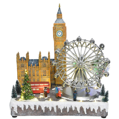 Scena animata a Led di Natale vicino al London Eye, decorazione da 34 cm Casa e cucina/Decorazioni per interni/Addobbi e decorazioni per ricorrenze/Decorazioni natalizie/Oggettistica MagiediNatale.it - Altamura, Commerciovirtuoso.it