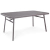 Tavolo Da Esterno win Tortora 150 Cm in Acciaio Verniciato E Vetro per Giardino E Veranda Giardino e giardinaggio/Arredamento da giardino e accessori/Tavoli e tavolini/Tavoli standard Decor Space - Altamura, Commerciovirtuoso.it