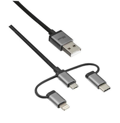CAVO USB 3 IN 1 PER RICARICA E SINCRONIZZAZIONE - 1MT (22693) Elettronica/Informatica/Accessori/Cavi e accessori/Cavi/Cavi USB Isbtrading - Castel Volturno, Commerciovirtuoso.it