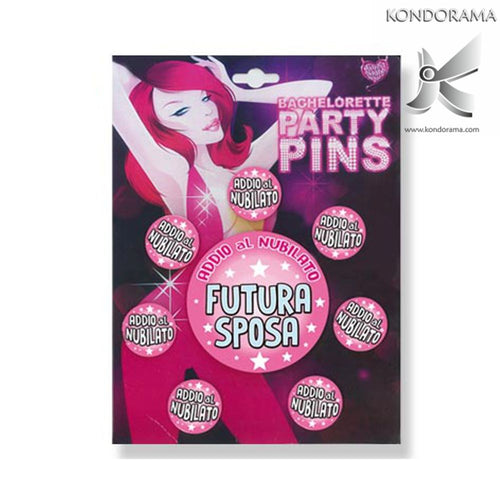 Set Spille per Addio al Nubilato party Pins Futura Sposa Addio Al Nubilato Party Salute e cura della persona/Erotismo e contraccezione/Sex toys/Gadget per addio al nubilato e al celibato Kondorama - Martinsicuro, Commerciovirtuoso.it