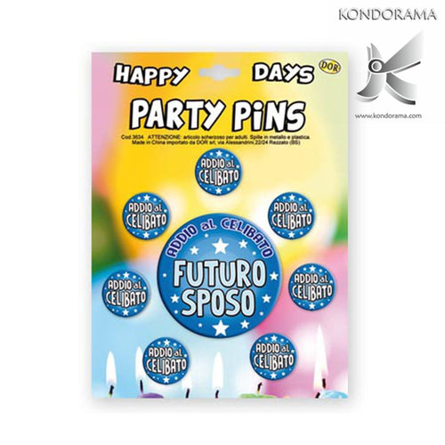 Set Spille per Addio al Celibato party Pins Futuro Sposo Addio Al Celibato Party Salute e cura della persona/Erotismo e contraccezione/Sex toys/Gadget per addio al nubilato e al celibato Kondorama - Martinsicuro, Commerciovirtuoso.it