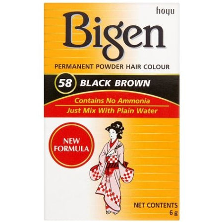 Bigen Powder Hair Color No 58 Black Brown Colore Permanente per Capelli in Polvere Marrone Scuro Bellezza/Cura dei capelli/Colore/Colore permanente Agbon - Martinsicuro, Commerciovirtuoso.it