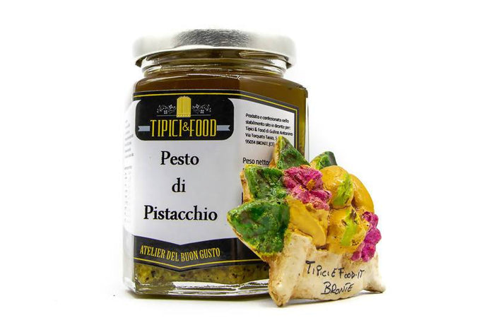 Pesto di Pistacchio - vasetto 190g Pesto di Pistacchio Tipici & Food - Bronte, Commerciovirtuoso.it