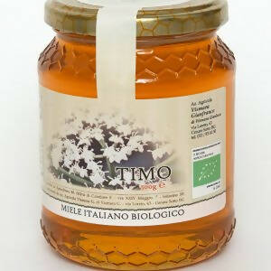 4 vasetti di miele artigianale biologico di timo 250g Azienda Agricola Vismara Gianfranco
