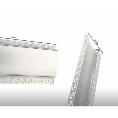 5 Profili In Alluminio 2mt A Incasso Senza Copertura Per Strip Led Strisce Al-17