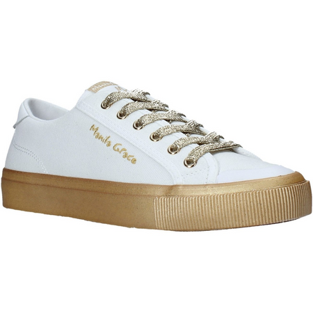 Sneakers Donna Manila Grace S634CU-BIANCO-ORO Bianco-oro