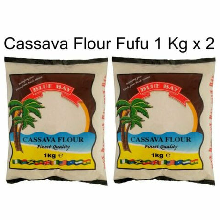 2x Blue Bay Cassava Flour Da 1 Kg Farina Di Manioca Fufu Alimentari e cura della casa/Preparati da cucina e da forno/Farine/Farine speciali Agbon - Martinsicuro, Commerciovirtuoso.it